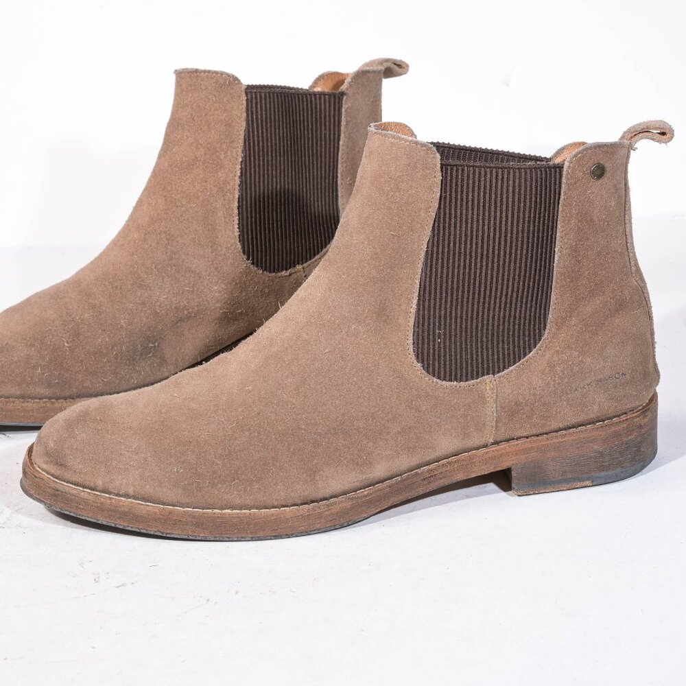 Mark Nason Chelsea Boots in Sand Suede - 11